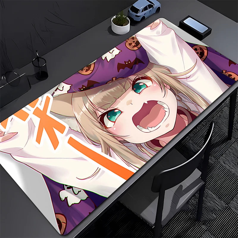 Kawaii Anime Cat Girl Desk Mouse Pad