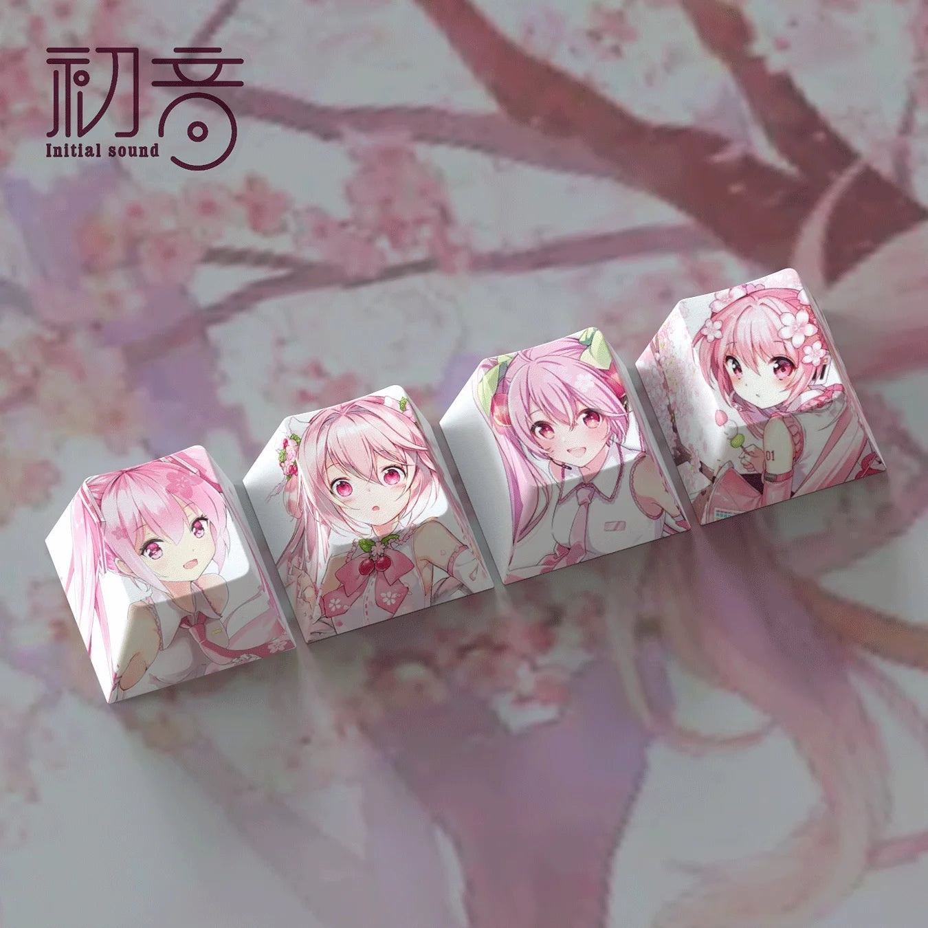Cute Anime Girl Keycaps
