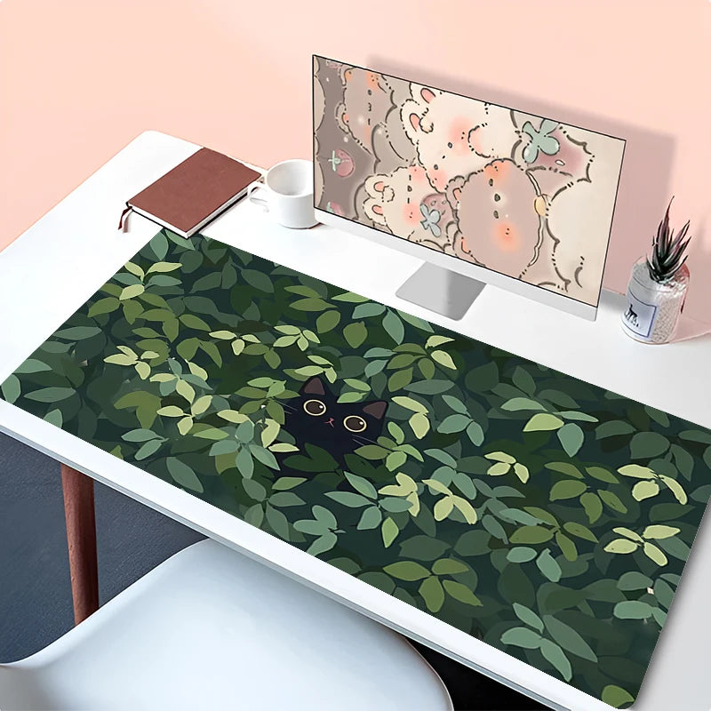 Green Plants and Flowers Mouse Pad