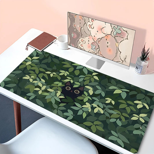 Green Plants and Flowers Mouse Pad