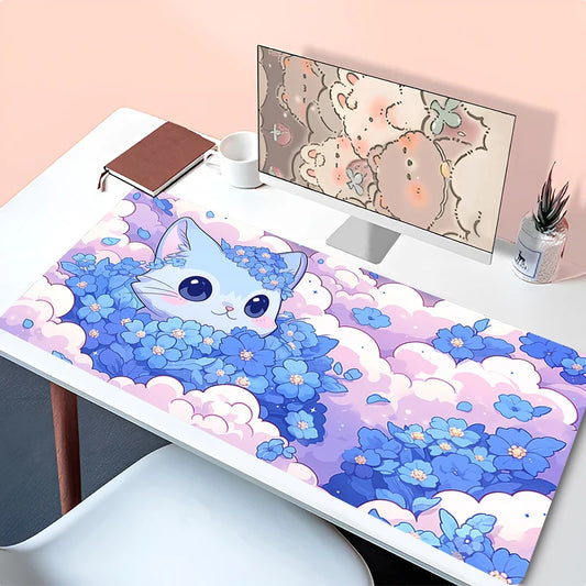 Green Plants and Flowers Mouse Pad