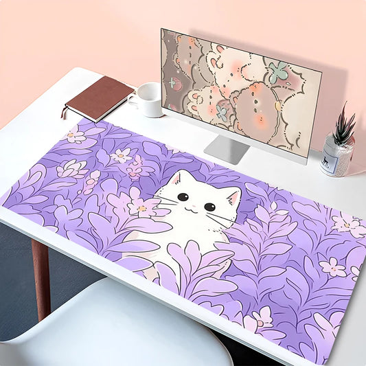 Green Plants and Flowers Mouse Pad