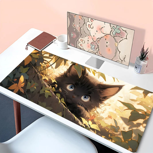 Green Plants and Flowers Mouse Pad