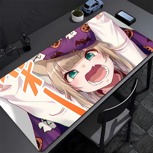 Kawaii Anime Cat Girl Desk Mouse Pad