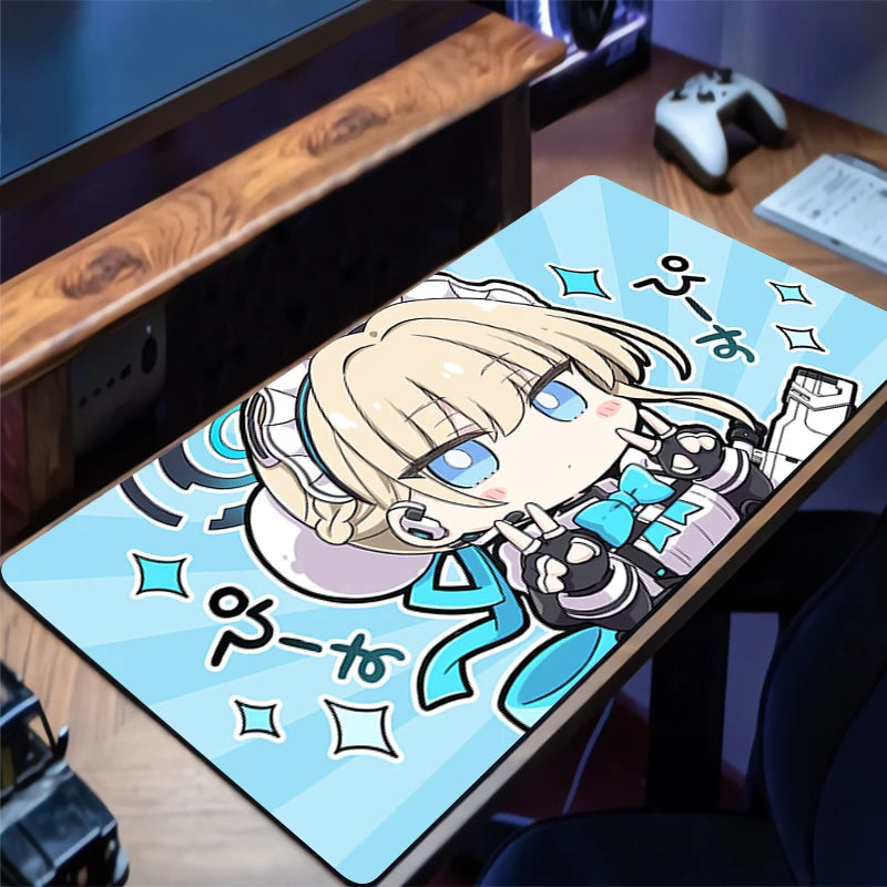 Anime Blonde Maid Mouse Pad