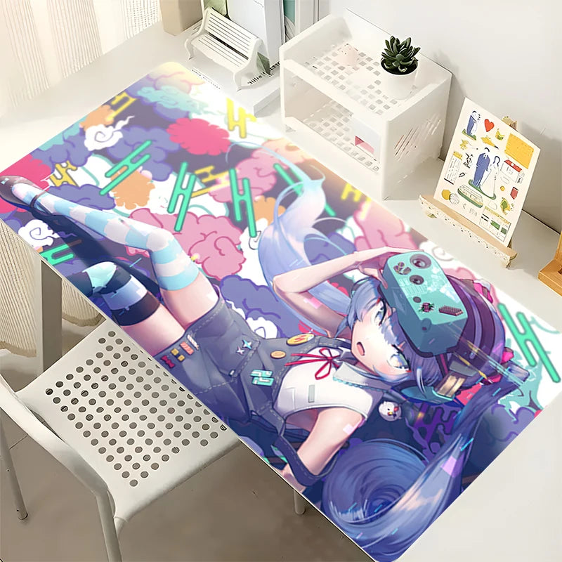 Neon Dream Dive Mousepad