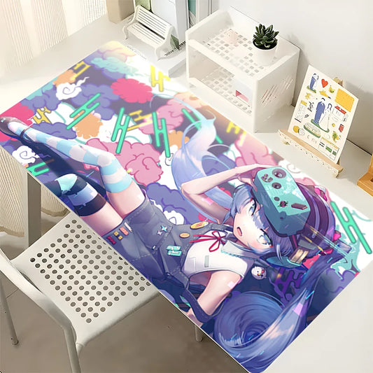 Neon Dream Dive Mousepad