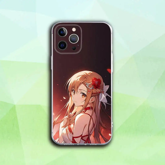 Firey Anime Girl Phone Case
